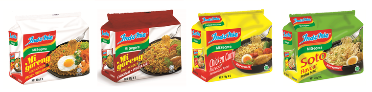 Indomie product range